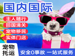九寨黄龙机场邮寄国际宠物托运 【国